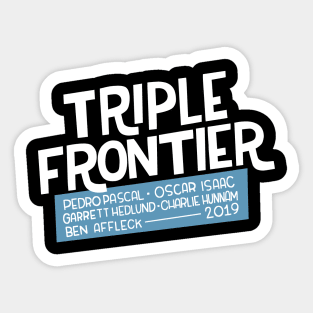 Triple Frontier Sticker